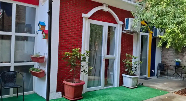 Студия Апарт-отель Nebula's Red&White Apartment