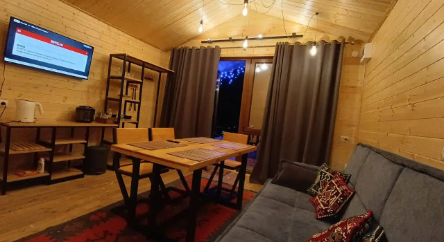 Дом Большой с 2 комнатами с красивым видом из окна База отдыха Air House Arkhyz