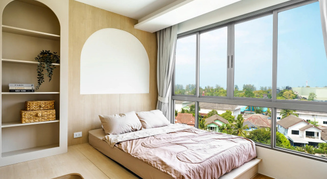 Квартира Kamala Beach View 1 BdR. Roof Pool 500 mbps WiFi, Забронировать Апартаменты/квартира Камала остров Пхукет