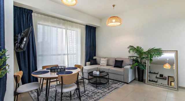 Apartment Восхитительные 1BR апартаменты Bahar 6 JBR, Забронировать Апартаменты/квартира Апартаменты Эмирата Дубая, рядом с Dubai Marina Yacht Club, Апартаменты/квартира