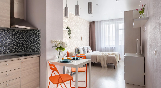 Orange Na Ordzhonikidze 52 Flat, Rezervovat Apartmán Hotely v Moskovskiy district s parkováním, Parkování