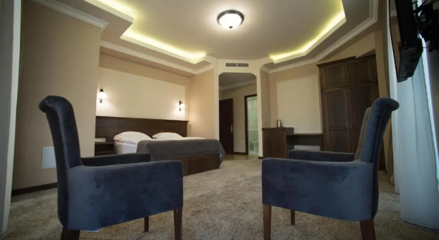 Kahden hengen Junior-sviitti puutarhanäkymä Boutique hotel Boulevard