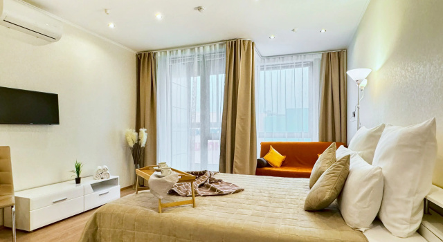 Na Khodynskom bulvare 2 Apartments, Buchen Sie Ferienwohnung Nördlicher Verwaltungsbezirk Moskau, in der Nähe von Aviapark Shopping Centre