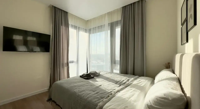 Dizaynerskaya Odnushka S Parkingom I Panoramnym Vidom Na Moskva-Siti Flat, Rezervovat Apartmán Hotely v UVAO Area s parkováním, Parkování