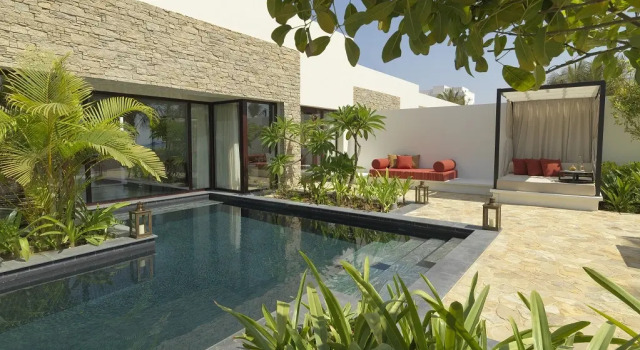 Вилла Beach Pool c 1 комнатой Курортный отель Al Baleed Resort Salalah by Anantara