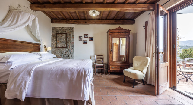 Двухместный номер Standard с балконом и с красивым видом из окна B&B Hotel La Piana