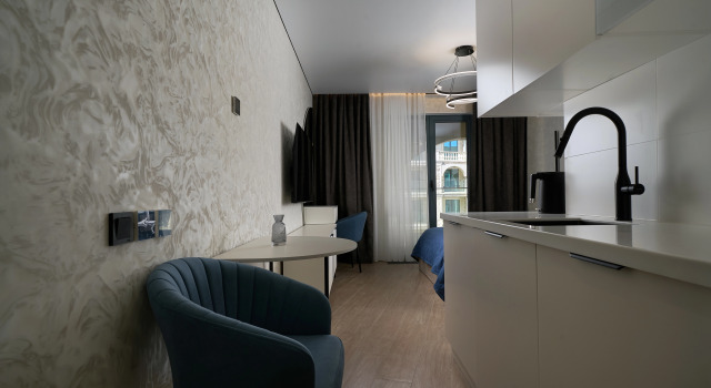 Апартаменты Marine Garden by М2 Групп 3 корпус 180, Забронировать Апартаменты/квартира Сочи Большой Сочи, рядом с Железнодорожная станция Хоста