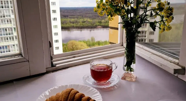 S Vidom Na Reku Flat, Prenota Appartamento Leninsky district 
