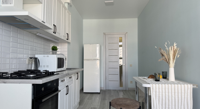 Апартаменты c 1 комнатой с балконом и с видом на море Stepanyana 9A-38 Kakdoma Flat