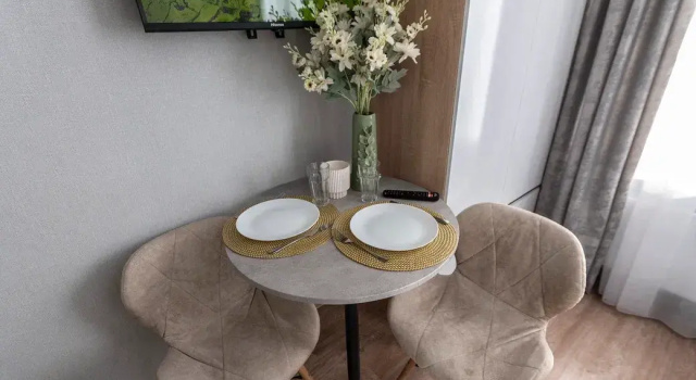 Студия с красивым видом из окна Квартира Apartslounge 1