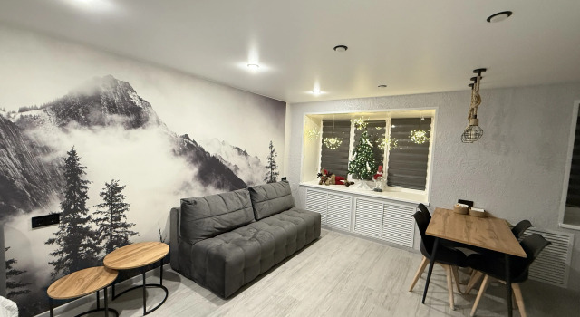 Uyutnaya Studiya v Peshey Dostupnosti ot Gornolyzhnogo Kurorta Big Wood Flat, Book Apartment Kirovsk Murmansk Region