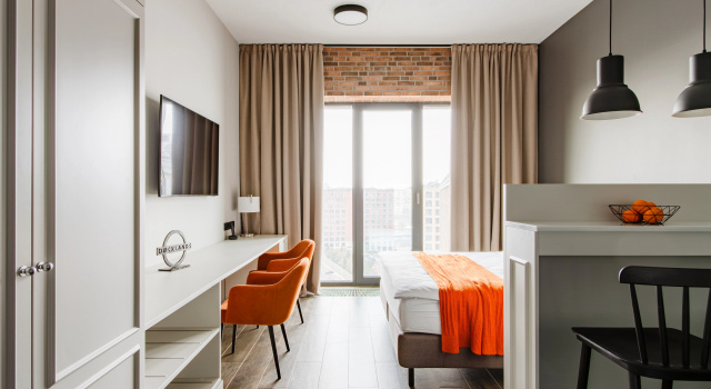 Double Family Docklands Studio with city view Docklands.Smart Apart-Hotel