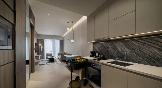 Люкс c 1 комнатой Pan Pacific Serviced Suites Kuala Lumpur