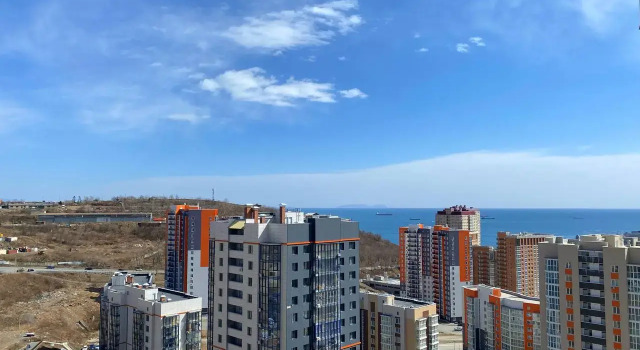 Апартаменты Квартира Стильная Двухкомнатная с Видом на Море во Владивостоке