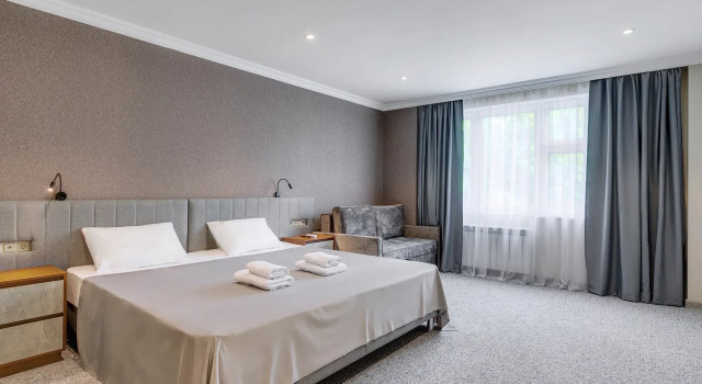 Dvoulůžkový s manželskou postelí Apartmá Mon Ami Khimki Hotel