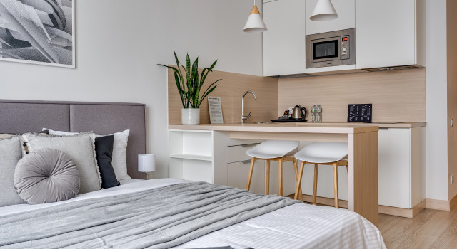 Barkhatnyy Kofe Apartments, Prenota Appartamento Hotel a UAO Area con parcheggio, Parcheggio