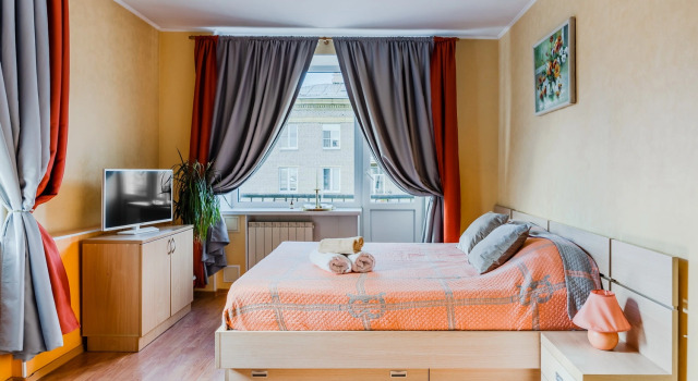 Odnokomnatnaya Kvartira U Metro Chernaya Rechka S Vidom Na Bashnyu Gazprom Apartments, Rezervovat Apartmán Hotely v Petrohrad s parkováním, Parkování