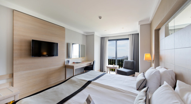 Двухместный номер Standard с видом на море Отель Ramada Resort By Wyndham Bodrum