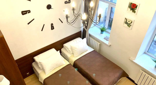 Четырёхместные апартаменты Comfort с видом на город Апартаменты Питер Пэлас Л47-1