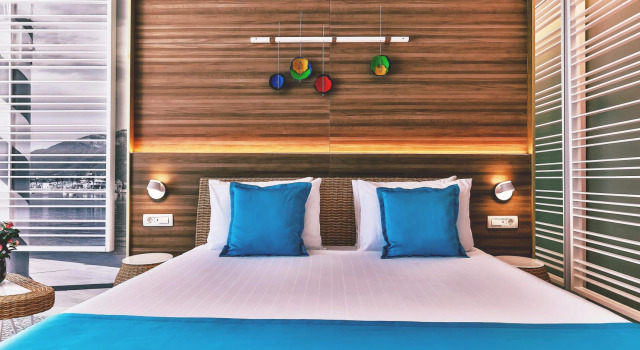 Двухместный номер Deluxe с балконом и с видом на горы Carine Hotel Kumbor Superior