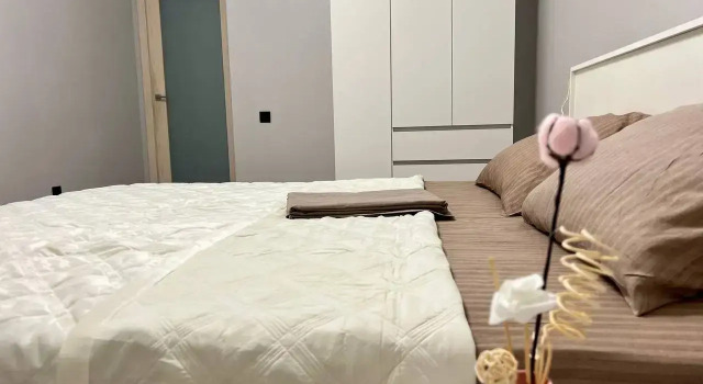 Двухместная студия с 2 комнатами с балконом Квартира AppartDeLuxe Батурина 30