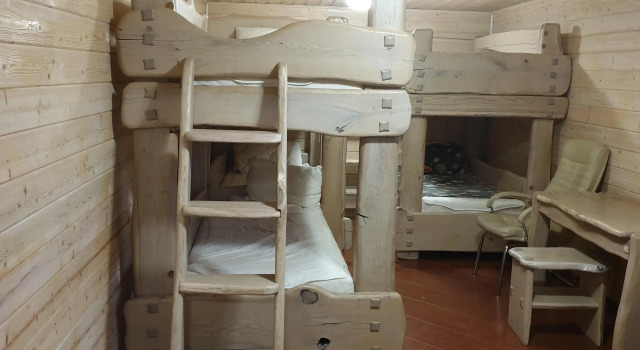 Cama em dormitório Folvark Gvozd Mini-hotel