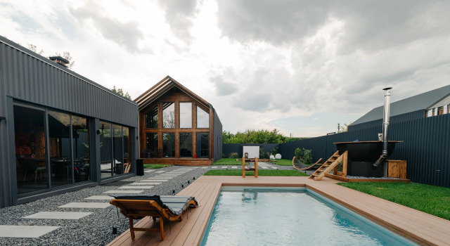 Friendly-House 1 с видом на сад База отдыха Apparadise Glamping&Spa