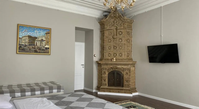 Четырёхместный номер Comfort с 2 комнатами с видом на город Дом Кумовича