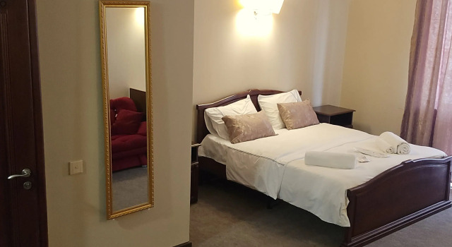 Люкс с балконом и с красивым видом из окна Отель Ritsa Hotel