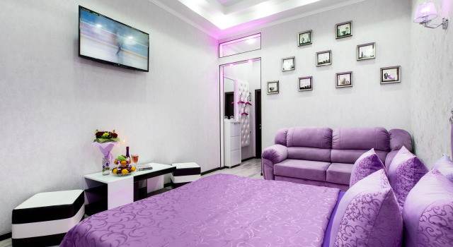 Люкс №3 c 1 комнатой Отель Flat Luxe
