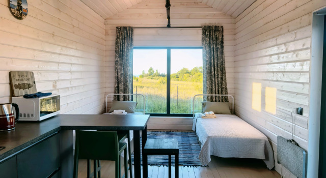 S Dvumya Odnospalnymi Krovatyami i Vidom Na Ozero Ilmen (dom №10) Private house, Rezervasyon Tatil Evi Retlyo 