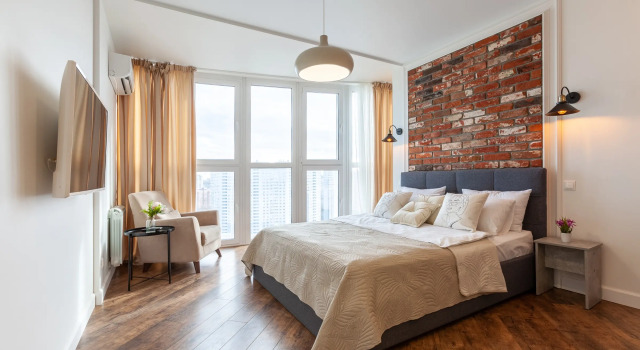 Апартаменты Luxury Апартаменты RentPlaza c панорамным видом на город 1