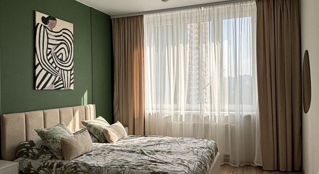 Квартира Уютная 2к квартира Green&Beige в Академическом, Забронировать Апартаменты/квартира Апартаменты Свердловской области, Апартаменты/квартира