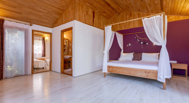 Семейное бунгало с 2 комнатами Бунгало Etenna Beach Bungalows