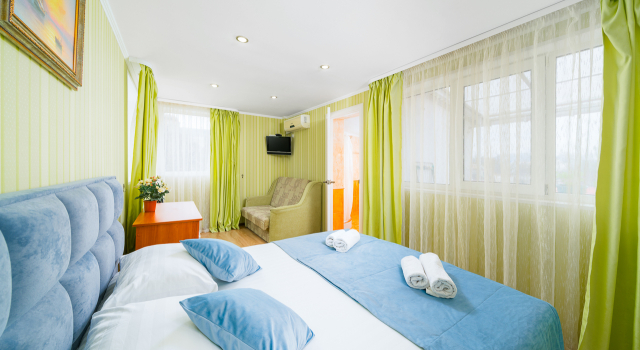 Classic dwuosobowy pokój z widokiem Kaffa Guest House