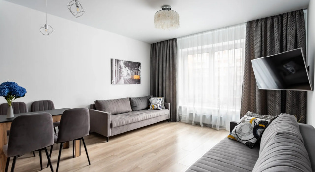 Atmosfernaya Yevro-2k ApartKhost v ZHK Amurskiy Park u Vostochnogo Vokzala Flat, Rezerwuj Apartament VAO Area Moskwa