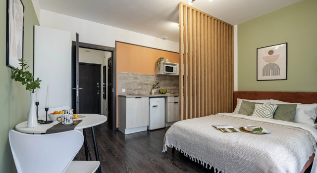 Квартира Киви Garnet Apartments, Забронировать Апартаменты/квартира Стрельна Петродворцовый район