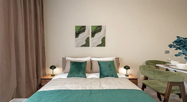 Studiya na Uralskoy ulitse Flat, Rezervasyon Daire Vasileostrovskiy district Sankt Peterburg