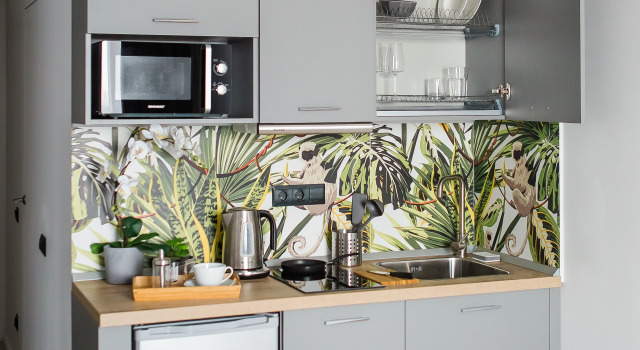 Suite с красивым видом из окна Апарт-отель Sky Garden