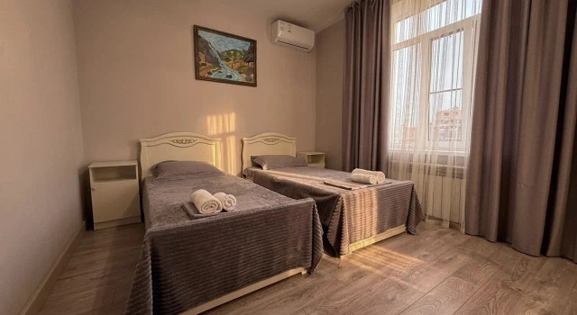 Коттедж с балконом и с красивым видом из окна База отдыха Белуга