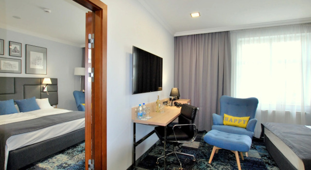 Семейный номер Standard с красивым видом из окна Hotel Włoski Italia Boutique Old Town Poznań