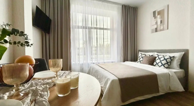 Uyutnaya studiya na Gorodskoy Flat, Rezerwuj Apartament Troitsk 