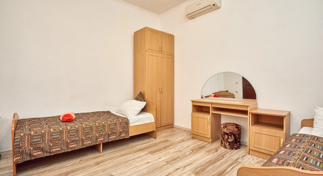 Habitación doble Estándar con balcón y frente a la playa Akhimsa Hotel