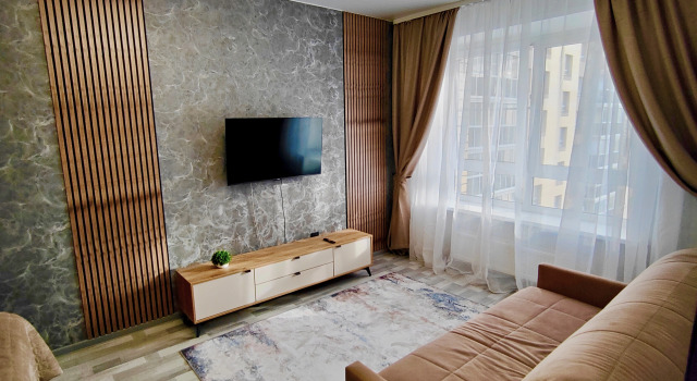 Квартира 1-комнатная у парка с парковкой и Smart TV