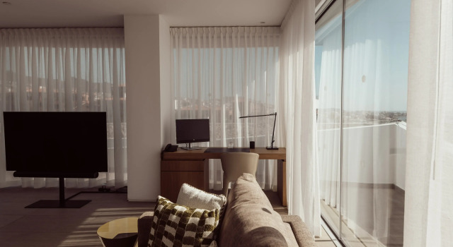 Пентхаус Infinity Indulgence Extra Large Room с 3 комнатами с частичным видом на море Domes Baobab Suites