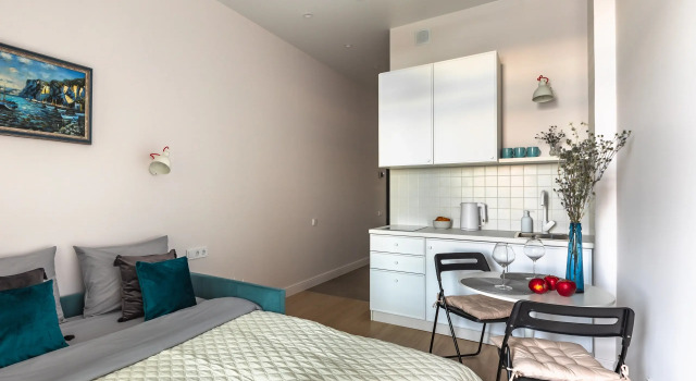 Studiya na Remeslennoy Ulitse Flat, Rezervovat Apartmán Petrogradskiy district Petrohrad, poblíž Dinamo Stadium