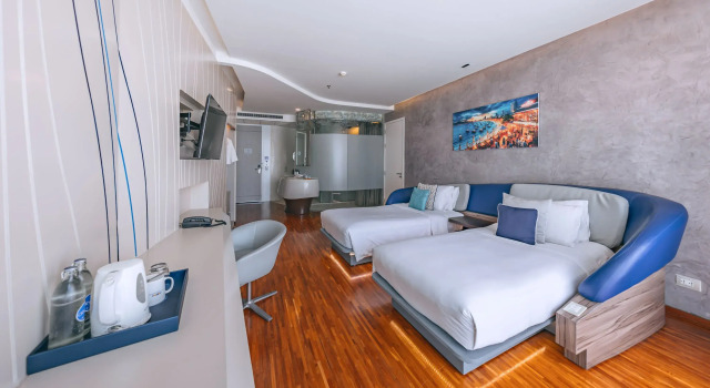 Семейный номер Deluxe с видом на город Hotel Baraquda Heeton Pattaya by Compass Hospitality