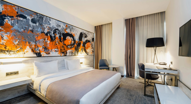 Superior- dobbelt værelse med udsigt Messier 53 Yerevan Hotel