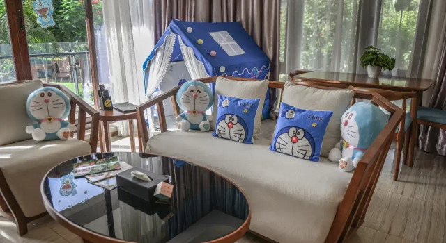 Семейный люкс Superior с балконом и с видом на внутренний двор Отель Argyle Resort Sanya