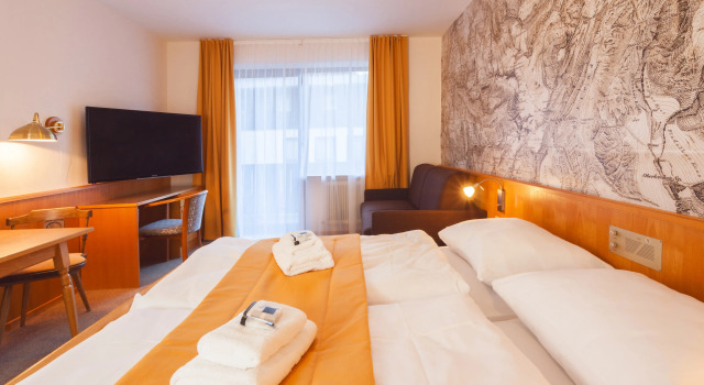 Двухместный номер Standard с балконом Residence AlpenHeart
